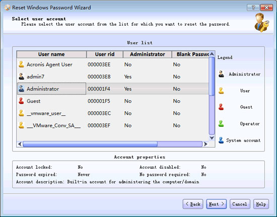 Click to view Lazesoft Recover My Password Pro 3.3.0 screenshot