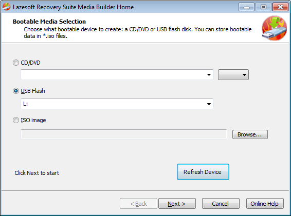 How to Boot a a Lazesoft USB Device