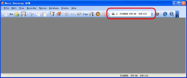 select CD or DVD Recording device